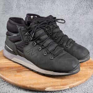 New Balance Niobium Gore-tex Hiking Boots Shoes Mens Size 12 Black Leather Trail